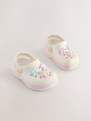 White Daisy Light Up Clogs - Image 4 of 10