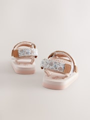 Neutral Floral Trekker Sandals - Image 3 of 5