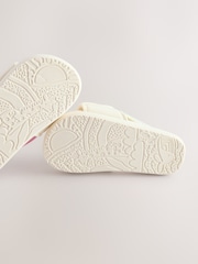White Neutral Character Elastic Back Sliders - Image 4 of 6