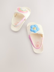 White Neutral Character Elastic Back Sliders - Image 6 of 6