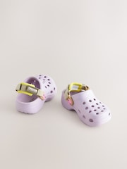 Lilac Purple Clogs - Image 5 of 9