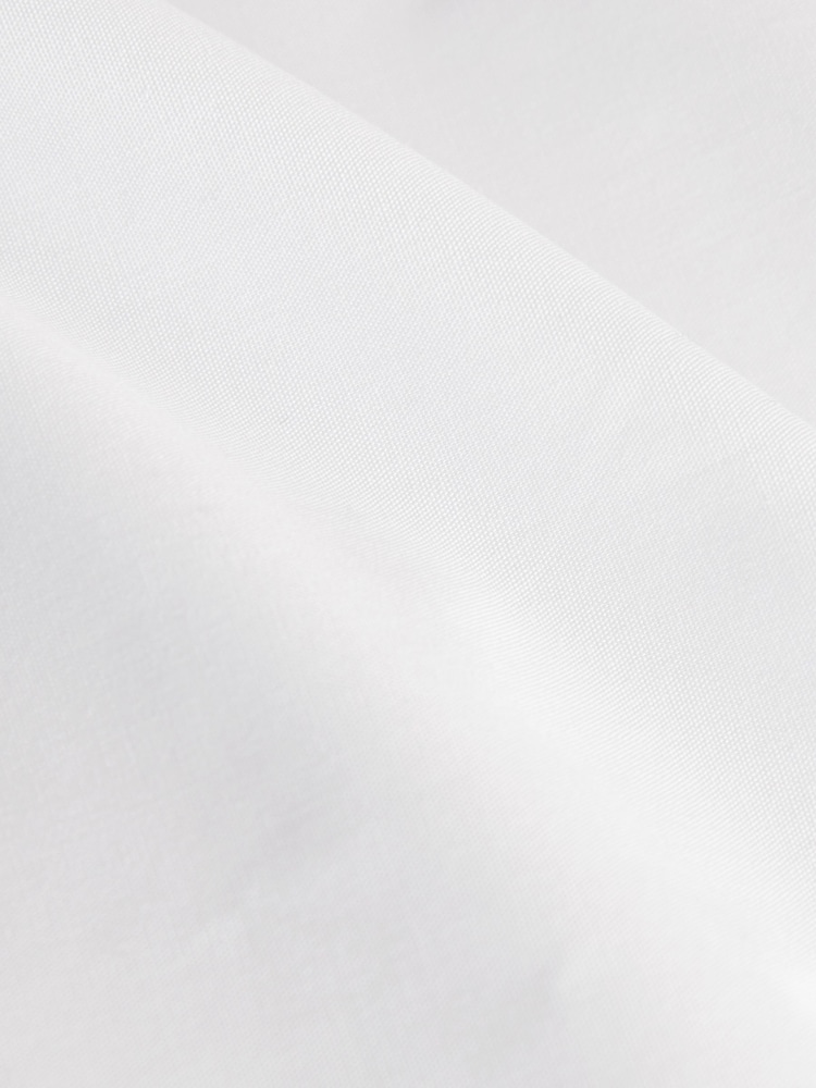 White Regular Fit Easy Care Long Sleeve Single Cuff Smart Shirts 2 Pack - Image 9 of 9