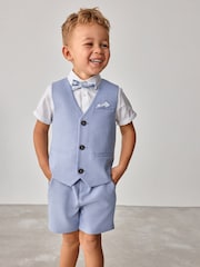 Baker by Ted Baker Shirt Waistcoat and Shorts Set - Image 2 of 9