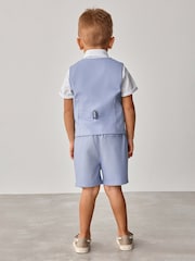 Baker by Ted Baker Shirt Waistcoat and Shorts Set - Image 6 of 9