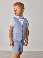 Baker by Ted Baker Shirt Waistcoat and Shorts Set - Image 7 of 9