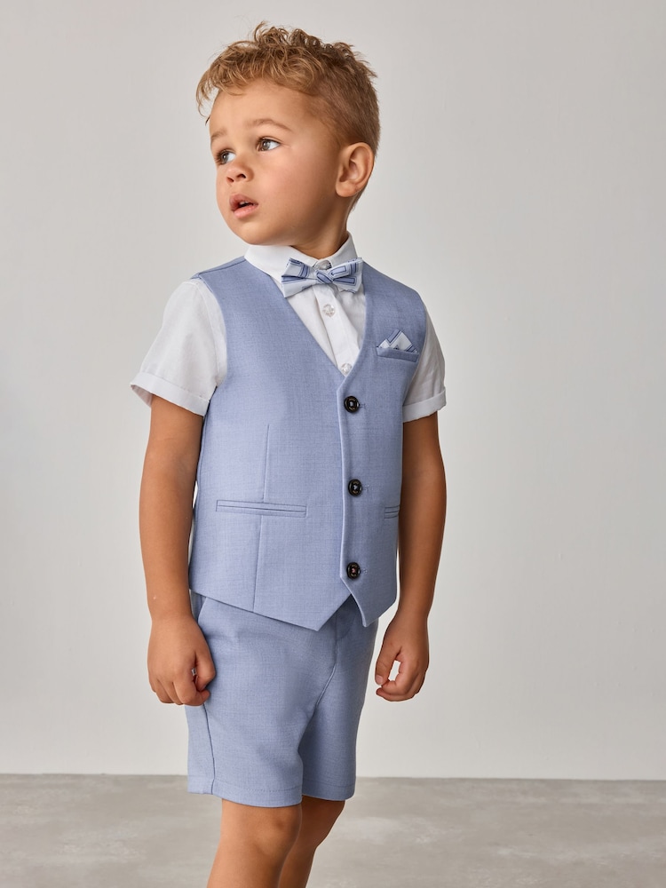 Baker by Ted Baker Shirt Waistcoat and Shorts Set - Image 7 of 9
