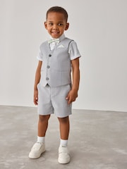 Baker by Ted Baker Shirt Waistcoat and Shorts Set - Image 1 of 10