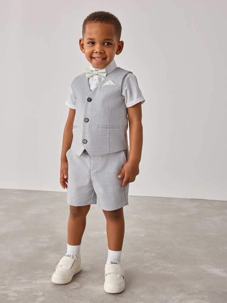 Baker by Ted Baker Shirt Waistcoat and Shorts Set - Image 1 of 10
