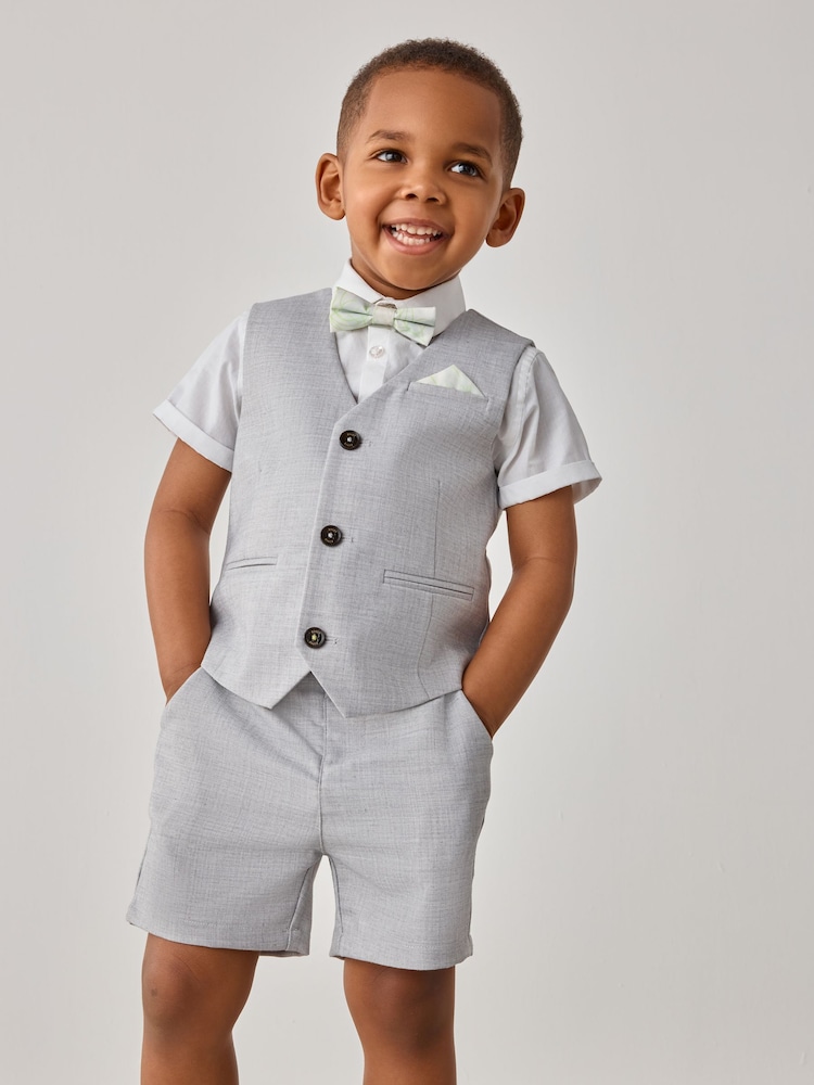Baker by Ted Baker Shirt Waistcoat and Shorts Set - Image 3 of 10