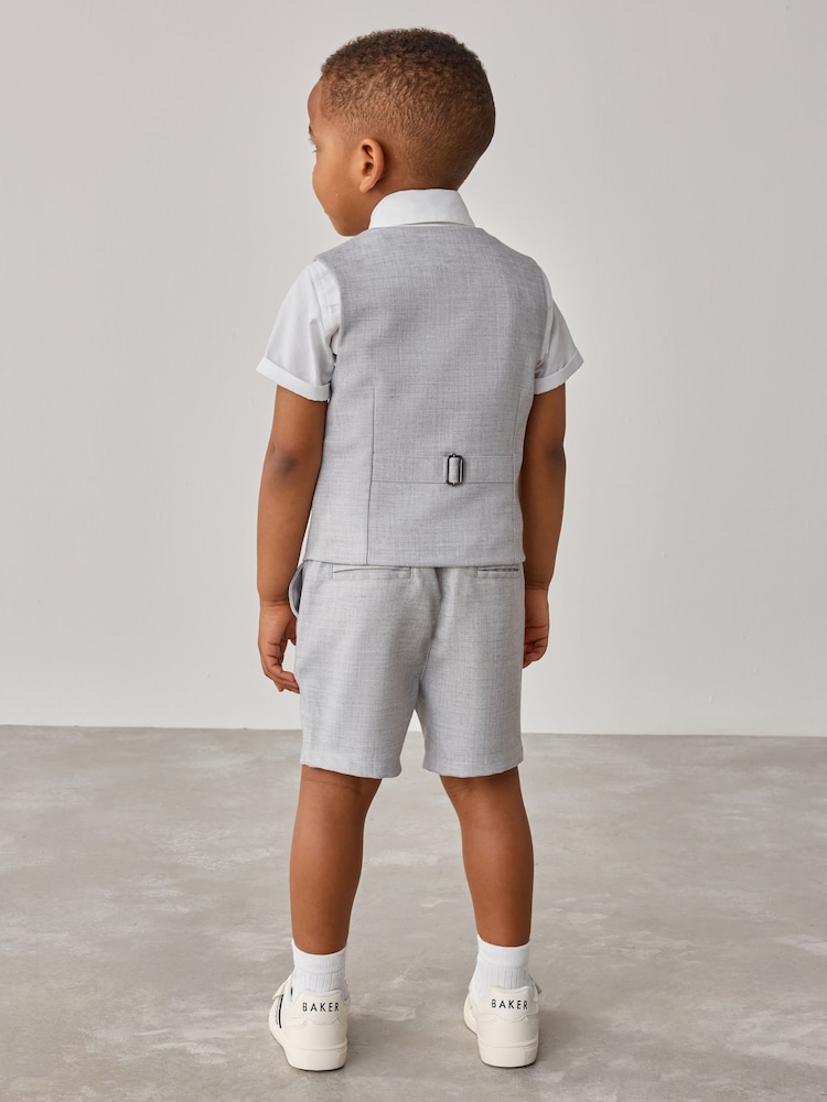 Baker by Ted Baker Shirt Waistcoat and Shorts Set - Image 5 of 10