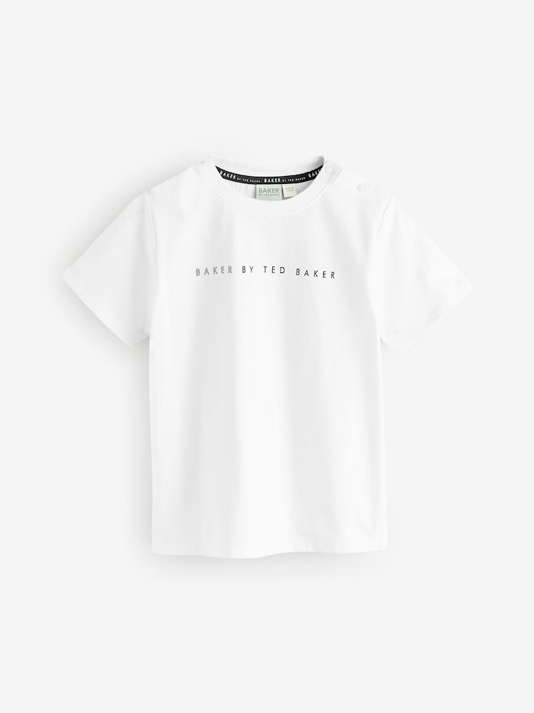 Baker by Ted Baker Stone Shacket T-Shirt And Shorts Set - Image 20 of 25