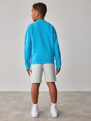 Baker by Ted Baker Blue Sweatshirt And Grey Shorts Set - Image 2 of 11