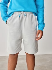 Baker by Ted Baker Blue Sweatshirt And Grey Shorts Set - Image 4 of 11