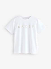 Baker by Ted Baker Stone Shirt, T-Shirt and Navy Shorts Set - Image 13 of 16