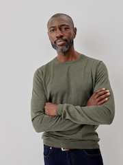 Oliver Sweeney Merino Wool Crew Neck Jumper - Image 1 of 6
