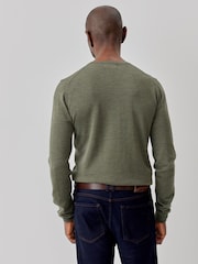 Oliver Sweeney Merino Wool Crew Neck Jumper - Image 2 of 6