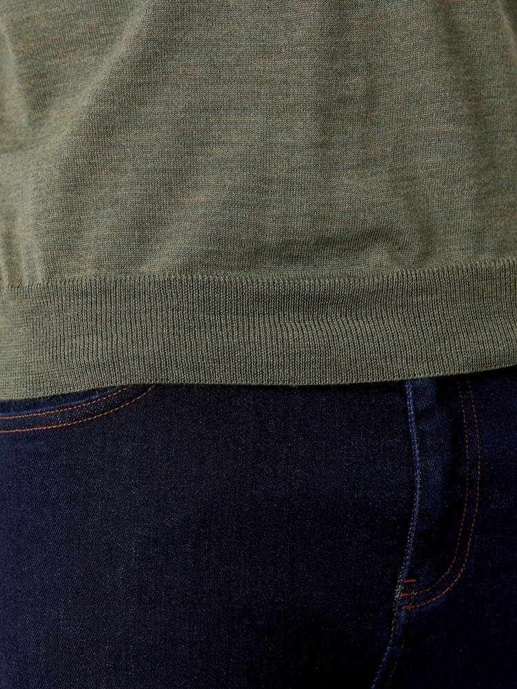 Oliver Sweeney Merino Wool Crew Neck Jumper - Image 5 of 6