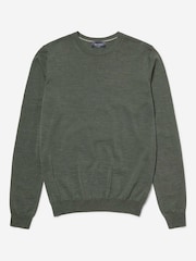Oliver Sweeney Merino Wool Crew Neck Jumper - Image 6 of 6