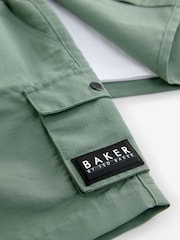 Baker by Ted Baker Khaki Green Shirt, T-Shirt and Shorts Set - Image 13 of 13