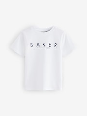 Baker by Ted Baker Navy Shirt, T-Shirt and Shorts Set - Image 11 of 13