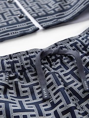 Baker by Ted Baker Navy Shirt, T-Shirt and Shorts Set - Image 13 of 13