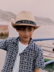Baker by Ted Baker Navy Shirt, T-Shirt and Shorts Set - Image 8 of 13