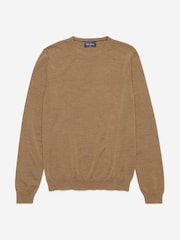 Oliver Sweeney Merino Wool Crew Neck Jumper - Image 5 of 5
