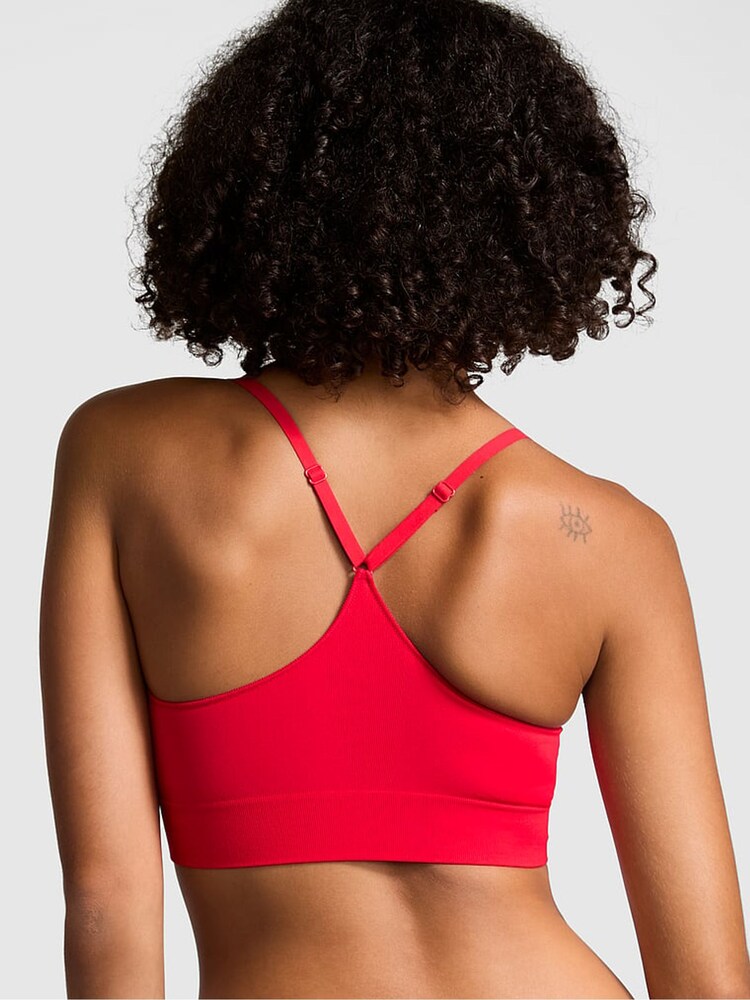 Victoria's Secret PINK Red Pepper Seamless Low Impact Sports Bra - Image 2 of 3