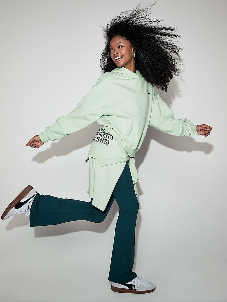 Victoria's Secret PINK Mint Green Oversized Pullover Hoodie - Image 2 of 2