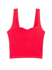 Victoria's Secret PINK Red Pepper Longline Sports Bra Tank Top - Image 3 of 3