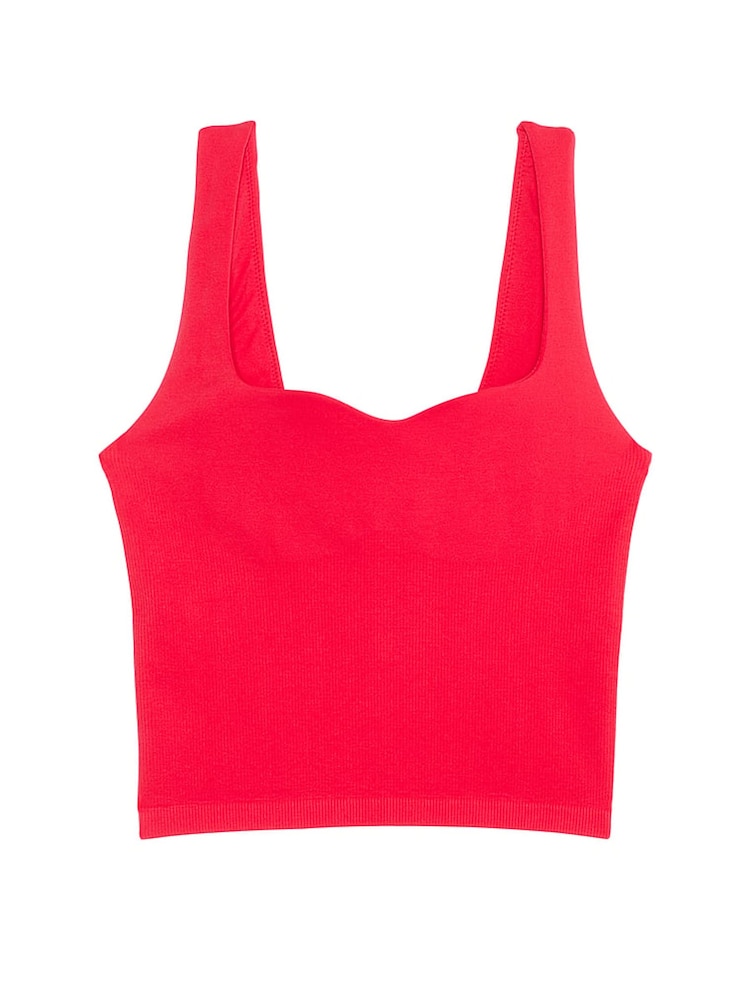 Victoria's Secret PINK Red Pepper Longline Sports Bra Tank Top - Image 3 of 3