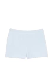 Victoria's Secret PINK Hydrangea Blue Cosy Knit Boxer Pyjama Shorts - Image 3 of 4