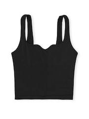 Victoria's Secret PINK Black Longline Sports Bra Tank Top - Image 3 of 3