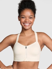Victoria's Secret PINK White Shell Sports Bra - Image 1 of 3