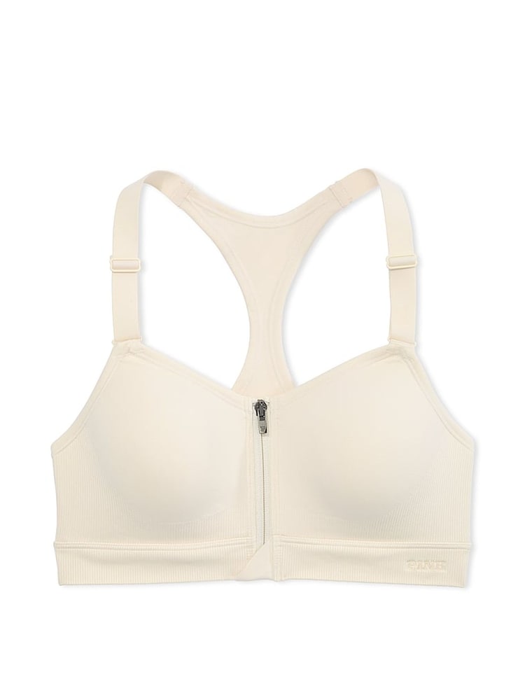 Victoria's Secret PINK White Shell Sports Bra - Image 3 of 3