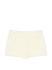 Victoria's Secret PINK Creamer White Cosy Knit Boxer Pyjama Shorts - Image 3 of 3