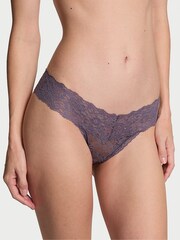 Victoria's Secret Tornado Grey Sequins Thong Knickers - Image 1 of 1