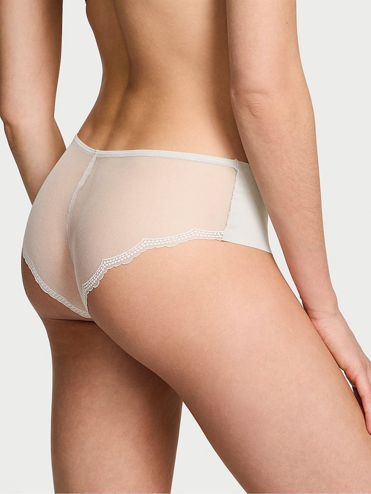 Victoria's Secret Silver Pearl Grey Cheeky Knickers - Image 2 of 3