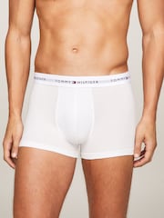 Tommy Hilfiger Grey Tommy Hilfiger Blue Signature Essential Trunks 3 Pack - Image 2 of 10