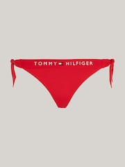Tommy Hilfiger Red Original Side Tie Cheeky Bikini Bottoms - Image 5 of 9