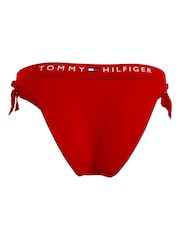 Tommy Hilfiger Red Original Side Tie Cheeky Bikini Bottoms - Image 6 of 9