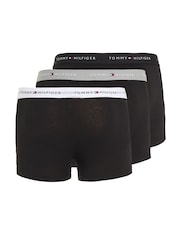 Tommy Hilfiger Grey Blue Signature Cotton Essential Boxers 3 Pack - Image 2 of 6