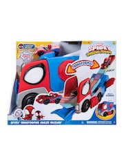 Jazawares Spidey and Friends - Transforming Hauler Raceway - Image 2 of 6