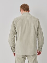 Oliver Sweeney Grey Cotton Corduroy 100% Cotton Overshirt - Image 2 of 6