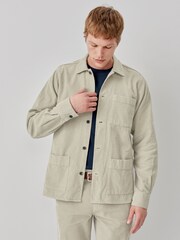 Oliver Sweeney Grey Cotton Corduroy 100% Cotton Overshirt - Image 5 of 6