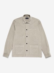 Oliver Sweeney Grey Cotton Corduroy 100% Cotton Overshirt - Image 6 of 6