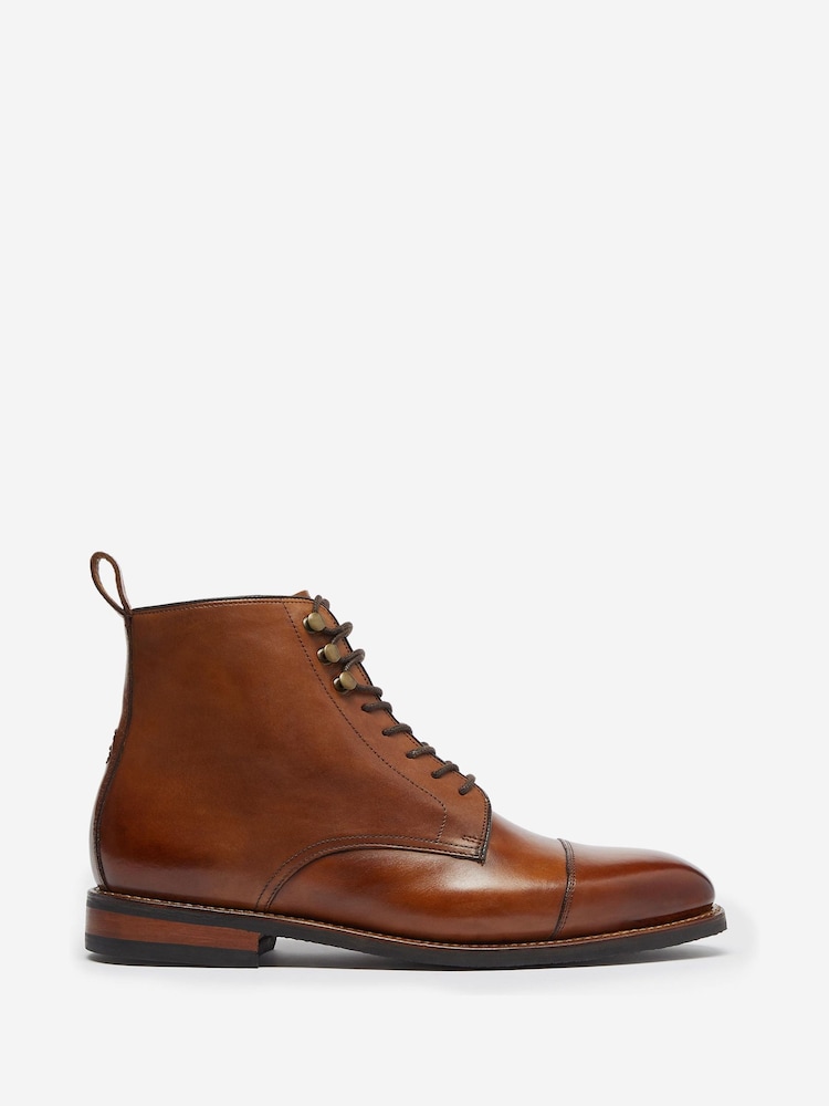 Oliver Sweeney Hand Finished Calf Leather Derby Boots - Image 1 of 5