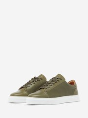 Oliver Sweeney Perforated Calf Leather Cupsole Trainers - Image 3 of 5