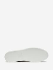 Oliver Sweeney Perforated Calf Leather Cupsole White Trainers - Image 5 of 5