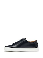 Oliver Sweeney Blue Calf Leather Cupsole Trainers - Image 2 of 5
